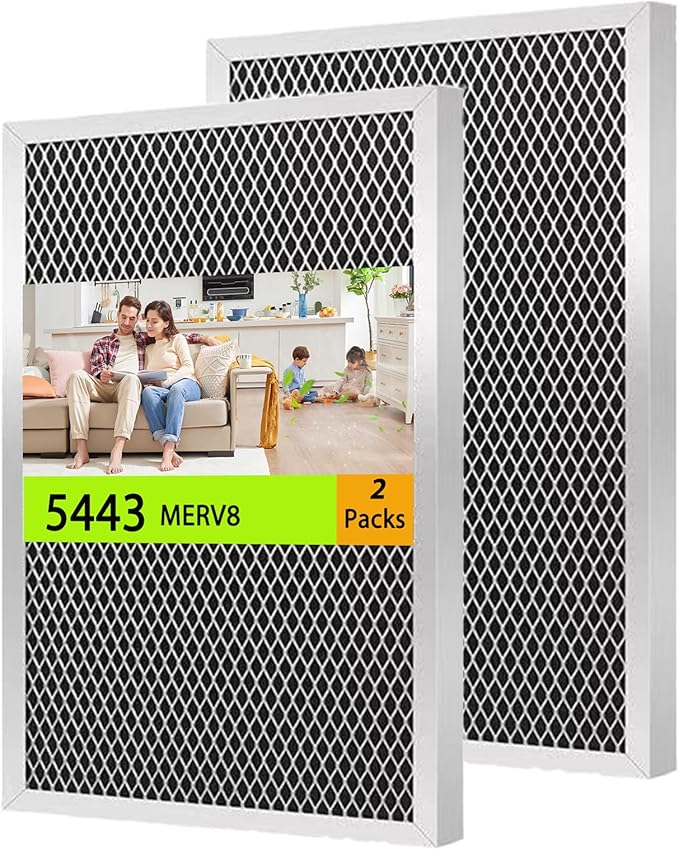 2 Pack 5443 Dehumidifier Filter MERV 8 Replacement Compatible with Dehumidifier Models: 1830, 1850, 1852 and Ventilators 8191, 8192 10x12x1 Filter Upgrade (2) by FILTER