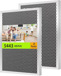 2 Pack 5443 Dehumidifier Filter MERV 8 Replacement Compatible with Dehumidifier Models: 1830, 1850, 1852 and Ventilators 8191, 8192 10x12x1 Filter Upgrade (2) by FILTER