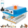 Automatic Egg Incubator 16 Egg Incubators for Hatching Eggs with Temperature Control Humidity Control and Display for Goose Chicken Duck Quail Pigeon Eggs Auto Turner, Blue by ZtexkeeHomeFurniture