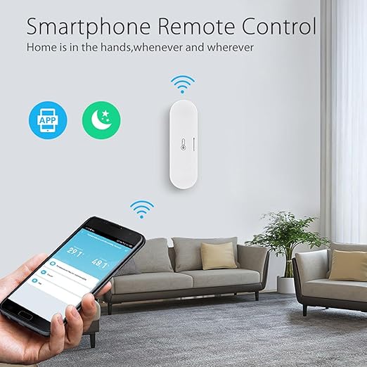 Dioche Temperature and Humidity Sensor Humidity Sensor for ZigBee Real Time Monitoring USB Power Supply for TUYA Smart, Remote Monitor for Room Greenhouse Incubator Wine Cellar - Image 4