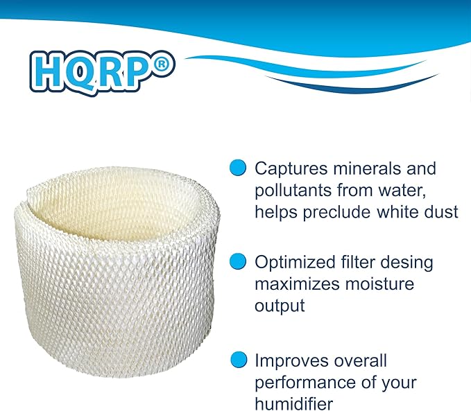 HQRP 2-Pack Wick Filter Compatible with Aircare Maf2, Ef2, MA0800, MA0600; Kenmore Sears 15508, 03215508000p, 15408, 154080, 17006, 29706 Humidifier - Image 3