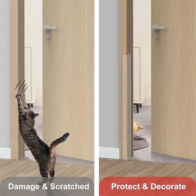 Clear Corner Guards for Walls,2PCS Wall Corner Protector for Prevent Scratched,48"(L) X 1-5/8 Inch(W) Wall Corner Guards with Adhesive Back Glue for Cover Stair Corner. - Image 5