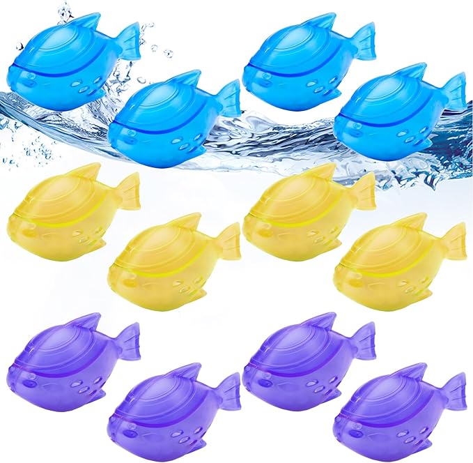 12PCS Universal Humidifier Tank Cleaner,Humidifier Cleaning Fish for Humidifiers & Fish Tanks, Purifies Water, Eliminates White Dust and Odor, Prevents Hard Water Build-Up by Unknown