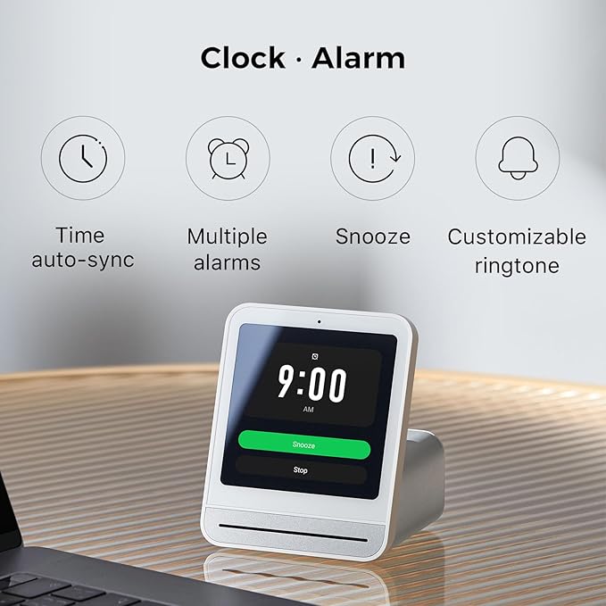Qingping Air Quality Monitor Gen 2, Air Quality Monitor Indoor Detects PM2.5, CO2, PM10, Noise, Temperature and Humidity, New Upgraded Alarm Clock Function, Air Quality Tester for Bedroom, Smart Home - Image 9