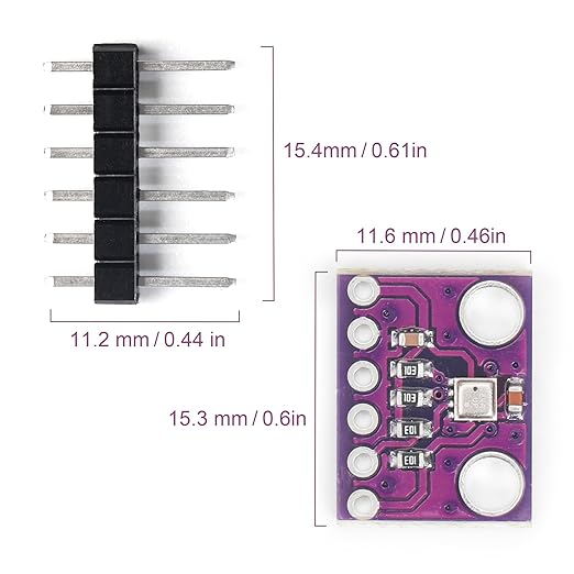 2PCS BME280 3.3V Sensor Module Atmospheric Pressure Temperature Humidity Sensor Module IIC SPI Breakout GY-BME280 - Image 3
