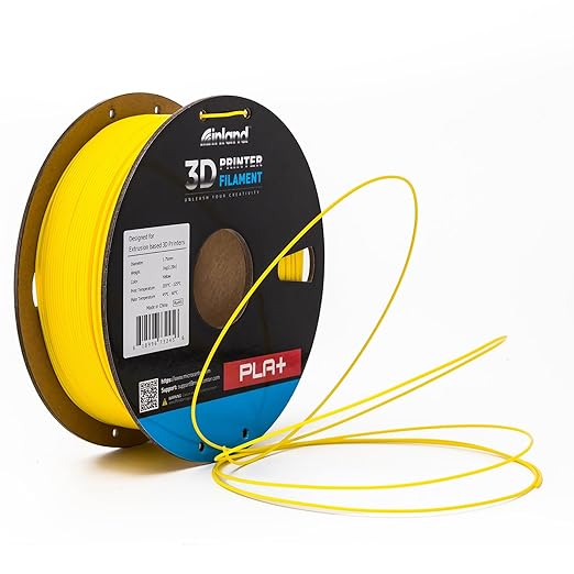INLAND Micro Center PLA+ 3D Printing Filament 1.75mm - PLA Pro Dimensional Accuracy +/- 0.03 mm - 1kg Cardboard Spool (2.2 lbs) (1 Pack Yellow, 1.75mm) - Image 7