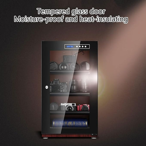 100L Camera Drying Cabinet, Digital Control Electronic Dry Box, 25-60RH Adjustable Mute Energy Saving Dryer for Lens Equipment, Books, Cameras, Microscopes - Image 2