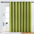 NICETOWN Bedroom Blackout Curtain Panel - (120 inches by 84 inch, Fresh Green, 1 PC) Energy Saving Thermal Insulated Grommet Blackout Drapery for Patio, Room Divider Curtain by NICETOWN