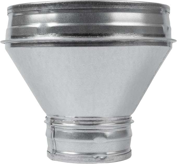 Vent Systems 6" Inch to 3" Inch Duct Reducer Adapter Connector Fitting Pipe Increaser Reducer Cone for HVAC Ventilation Systems, Exhausts and Grow Tents. (Galvanized Steel, 150 to 80 mm) - Image 7