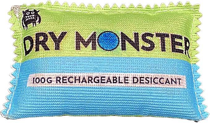 100g Rechargeable Desiccant - 1 bag | Ultimate Moisture Absorbing Bags | Rechargeable Silica | Protects Valuables from Rust, Corrosion & Humidity | Easy to Use & Rechargeable by DryMonster