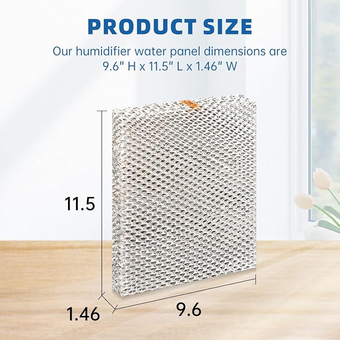 GA-19 GA900 Evaporator Pad Humidifier Water Panel Filter Compatible with GeneralAire 900 & 1000 Humidifiers GFI #7919 2 Packs - Image 2