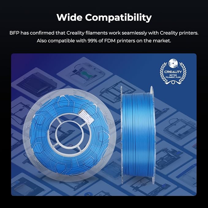 Creality PLA Filament 1.75mm Red, 3D Printer Filament 1kg (2.2lbs) Spool, High Toughness & Warp-Free, Dimensional Precision ±0.03mm, Printing Filament for All FDM 3D Printers - Image 7
