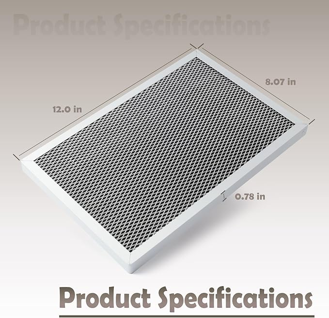 2Pcs 5695 Washable Dehumidifier Filter Compatible with Dehumidifiers MERV 8 Whole-House Models 1820 1820Z E070 E070KZ E070KZM E070N E070T E070Z Replacement Parts 12" L x 8" W x 0.78" TH - Image 5
