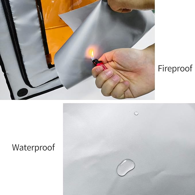 3-in-1 Multifunctional 3D Printer Enclosure Laser Engraver Eye Protective Shield Cover Resin 3D Printer Fireproof Tent with Fume Extractor Smoker Absorber Filament Dryer Dust Cover (3in1 Tent) - Image 7