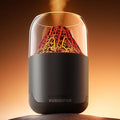 Portable Mini Volcano USB Humidifier - 300ml Cool Mist for Baby, Travel, Office & Home - Auto Shut-Off, 2 Mist Modes, Super Quiet - Black by VolcanoHumidifier