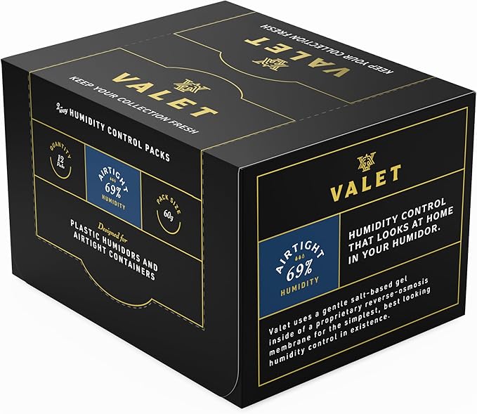 Valet 69% Two-Way Humidity Packs for Plastic Containers, 12-Pack, 60g Each, Humidifier Pack Prevents Leaks and Controls Moisture with Natural Craft Paper Design - Image 2