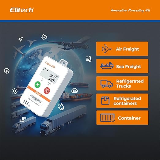 Elitech 4G Reusable Real-time Temperature Humidity Data Logger Light/Shock/Location, Built-in SIM Card, Shadow Data, Airplane Mode, Cloud Storage, SMS/Email/APP/Web Alarm,100000 Points, Loget260-TH - Image 7