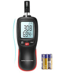 WT83 Temperature Humidity Meter, High Precision Thermometer Hygrometer with Ambient Dew Point Wet Bulb Temperature Indoor Outdoor, Max/Min Data Hold, 1000 Sets Data Log, Batteries Included by APOMONO