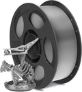 ANYCUBIC Silk Filament, Clog-Free Shiny 3D Printer PLA Filament 1.75mm Dimensional Accuracy +/- 0.02mm, 1KG Reusable Spool (2.2 lbs), Silk Light Silver by ANYCUBIC