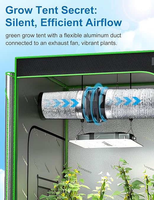 Wathai 4 Inch Flexible Dryer Vent Hose, 10ft Thick Aluminum Foil Ducting Kit for Tight Spaces Crush-Resistant Exhaust Hose with 2 Clamps, Ventilation Duct for Dryer and HVAC Systems - Image 4