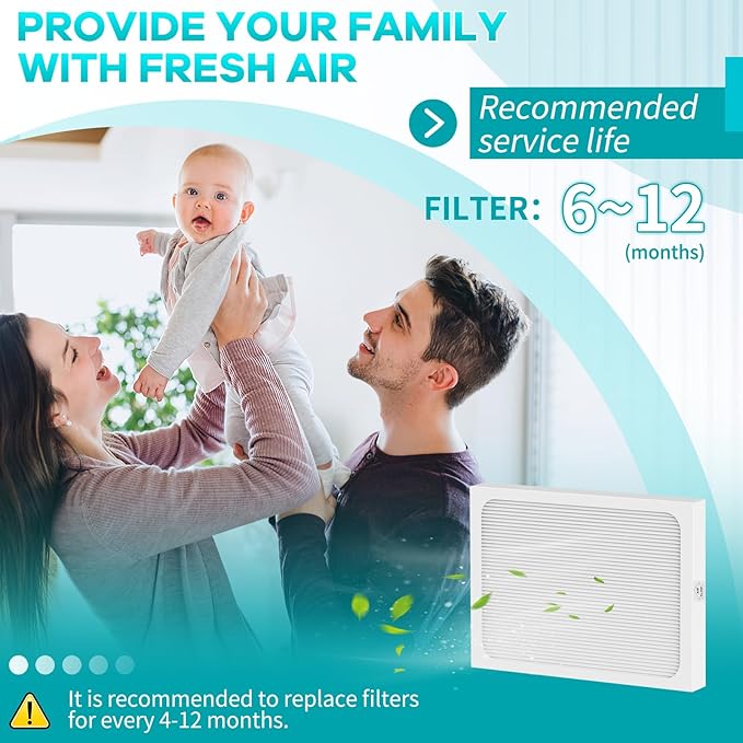 9 x 11 x 1 MERV 13 Replacement Dehumidifier Filter Compatible with Santa Fe Compact70, Ultra70, Element, Compact2, UA 65H dehumidifier Models (4Pack) - Image 4