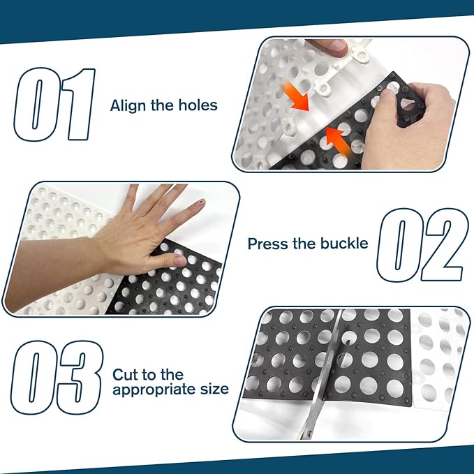 LILXIU Plastic Mattress Underlay 82.6 X 70.8 Inch RV Mattress Underlay Moisture Barrier Queen Size Under Mattress Ventilation for RV Boat Camper - Image 6