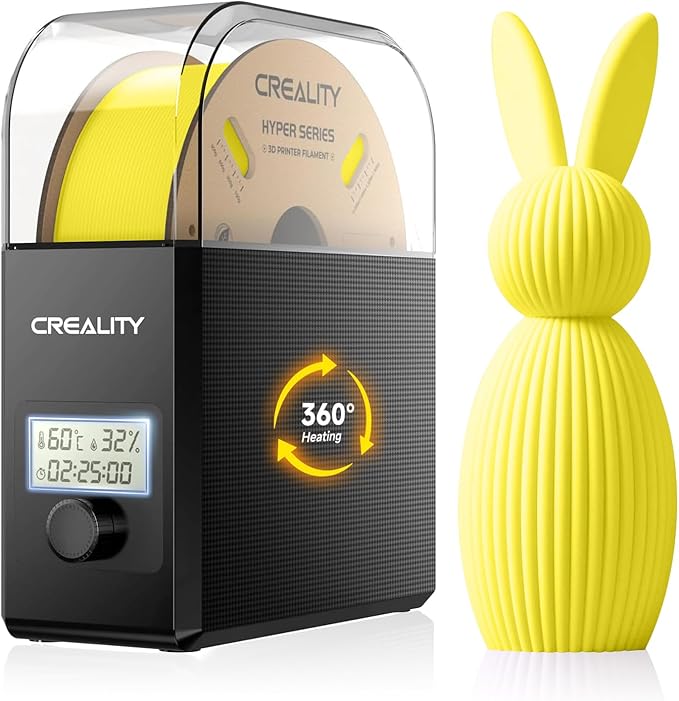 Creality Filament Dryer Box Pro, Upgrade 3D Printer Filament Dryer Box with Fan, 360° Heating Filament Dehydrator Storage Box for 1.75/2.85mm PETG PLA TPU ABS Nylon by Creality