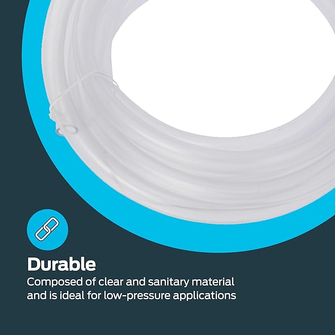 Eastman 3/8 Inch ID (1/2 Inch OD) PVC Clear Vinyl Tubing, 10 Foot Length, 98620 - Image 6