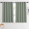 NICETOWN Blackout Sage Green Curtain 54 inches Long, Grommet Thermal Insulated Room Darkening Window Treatment Light Blocking for Kids Room/Bedroom, W66 x L54, 1 Panel by NICETOWN