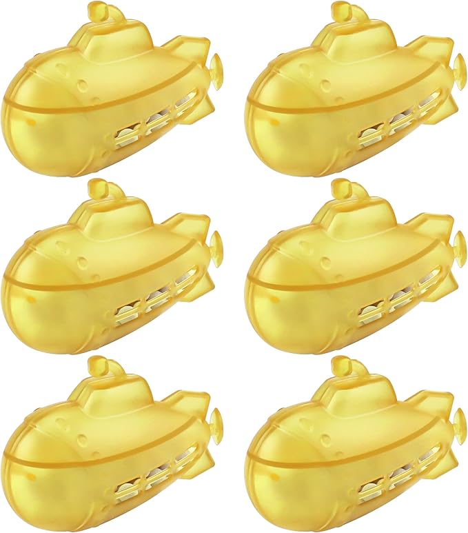 AMI PARTS Universal Humidifier Cleaner Fish for All Humidifiers and Fish Tank, Purifie Water, Soften Hard Water, Prevents Hard Water Build-Up, Humidifier Cleaner Float Submarine(6 Pack) by AMIPARTS