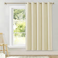 NICETOWN Blackout Wide Blinds for Sliding Door, Beige, W70 x L72, 1 Panel, Insulated Noise Reduction Drapes, Privacy Vertical Curtain for Living Room&Bedroom by NICETOWN