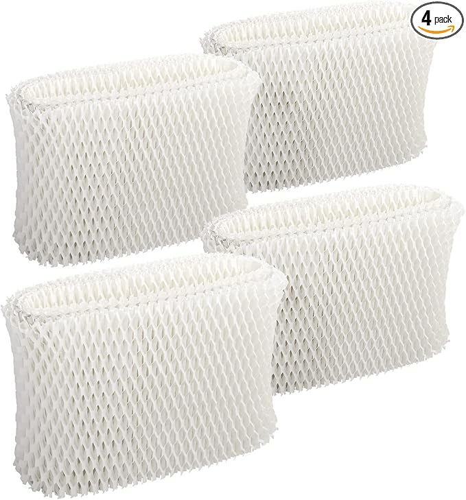 WF2 Humidifier Filter Replacement for Vicks & Kaz Starry Night Cool Mist Humidifier V3500N V3700 V3100 V3900, Fit for Protec PWF2 VEV400 Humidifier Wicking Filters -4 Pack by Ximoon