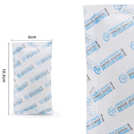 60 Packs 20 Gram Premium Silica Gel Dessicant Packs for Storage, Moisture Absorber Packets, Humidity Packs - Image 2