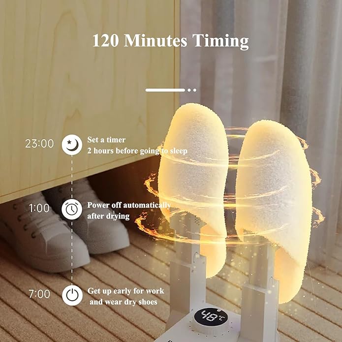 Winb Dryer for Shoes, Work Boots, Shoe Dryer with Heat Blowe Glove Dryer & Boot Warmer - Image 5