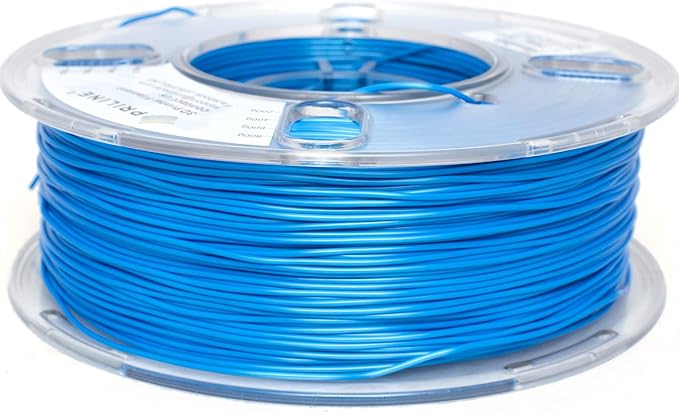 Filament，PRILINE 98A TPU Flexible Soft 3D Printer Filament，1KG 1.75mm Spool Durable TPU Flexible Material, Blue - Image 4