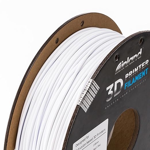 INLAND Micro Center PLA+ 3D Printing Filament 1.75mm - PLA Pro Dimensional Accuracy +/- 0.03 mm - 1kg Cardboard Spool (2.2 lbs) (2 Pack Black & White, 2.85mm) - Image 7