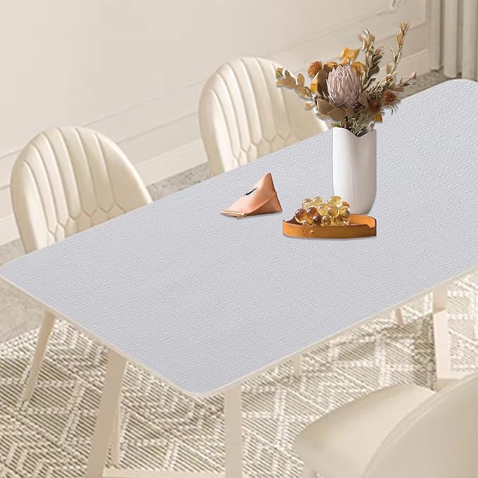 Moriah Shelf Liner Non Adhesive, Kitchen Drawer Liner Non Slip Waterproof Thickened Cabinet Protector for Bathroom Dresser Shelves Pantry(White,12'' x 20') - Image 6