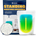Dry & Dry 6 Pack Standing Moisture Absorbers to Control Excess Moisture in Basements, Closets, Bathrooms & Laundry Rooms by DryDry