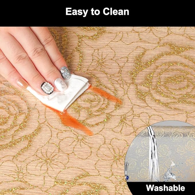 Cooyes Shelf Liner – Premium Non-Adhesive Cabinet & Drawer Liner for Kitchen – Waterproof Shelf Paper with Modern Pattern – Durable EVA Cabinet Mat – Easy to Cut （24" W x 120" L） - Image 7