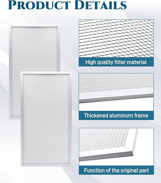 4Pcs MERV-8 Dehumidifier Filter Fit for Dehumidifiers Sentinel HD55 Sentinel HDi65,17.2'' × 8.8'' × 0.4'' Filter Replacement - Image 4