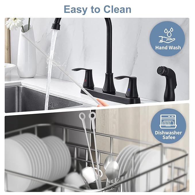 Reusable Silicone Straw Cleaner Brush Set, 2-Pack Extra Long Straw Cleaning Brush for Metal/Glass/Water Bottle/Drinking Straws, Flexible&Bendable Design, Dishwasher Safe, 6mm & 8mm Diameter - Image 5