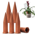 Modern Innovations Ceramic Terracotta Self Watering Spikes (6 Pack) Vacation Automatic Plant Waterer Devices, Indoor/Outdoor Planter Insert, Terra-Cotta Stakes for Potted Plants, Auto-Water System by ModernInnovations