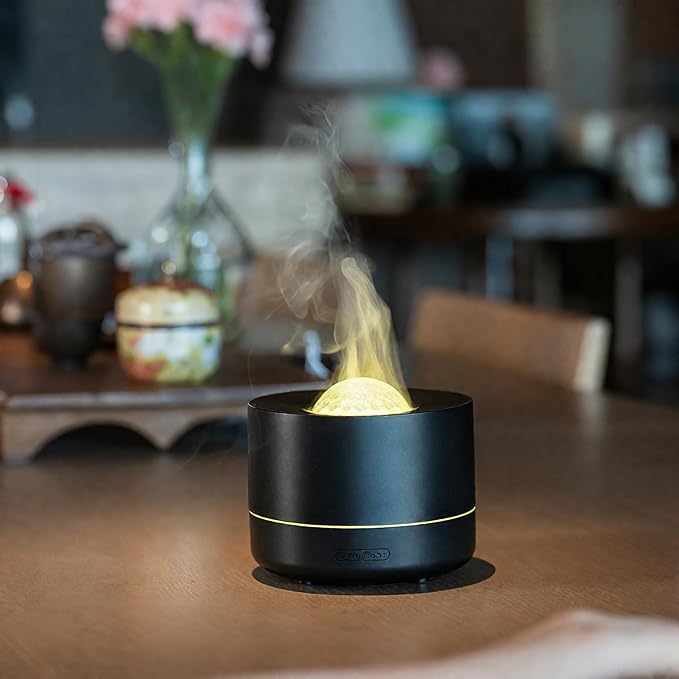 3-in-1 Galaxy Projector Humidifier & Essential Oil Diffuser, 7-Color Rotating Star Night Light with Healing Water Wave Lighting, Aromatherapy for Relaxation & Sleep, for Bedroom Home Decor - Image 6