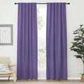 NICETOWN Living Room Darkening Curtains - (Lilac Color) W42 x L70, Set of 2, Home Decor Room Darkening Thermal Insulated Drapery Panels for Office/School/Hospital Window by NICETOWN