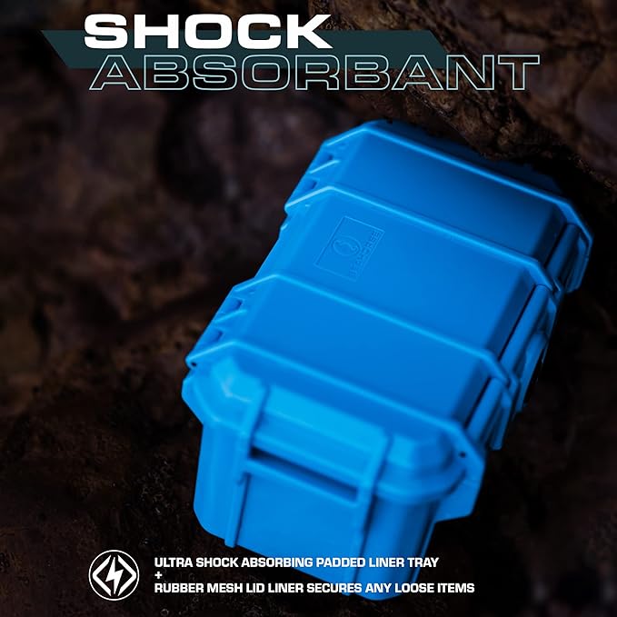 Seahorse 58 Portable Waterproof Dry Box OEM Protective Case - Travel Safe/Mil Spec / IP67 Waterproof/USA Made - for Cameras, Ammunition, Rifle Ammo, Pistols, Smell Proof Box (Clear) (SE58CL) - Image 3