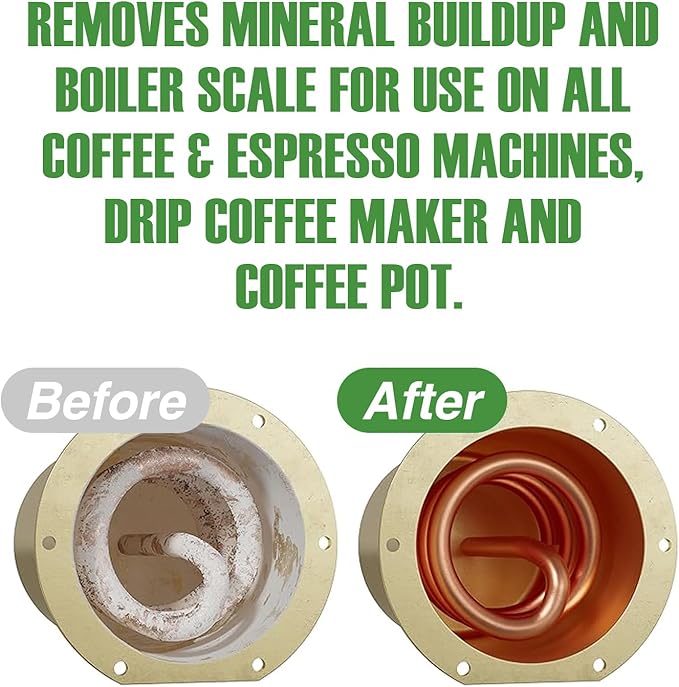 Descaling Solution (2 Pack, 2 Uses Per Bottle) – Coffee Maker Cleaner for Keurig, Nespresso, Delonghi and All Single Use Coffee and Espresso Machines - Image 7