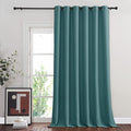 NICETOWN Blackout Room Darkening Window Curtain - Thermal Insulated Solid Grommet Blackout Patio Door Curtain/Drape for Living Room (Sea Teal, 1 Panel, 80 by 95-inch) by NICETOWN