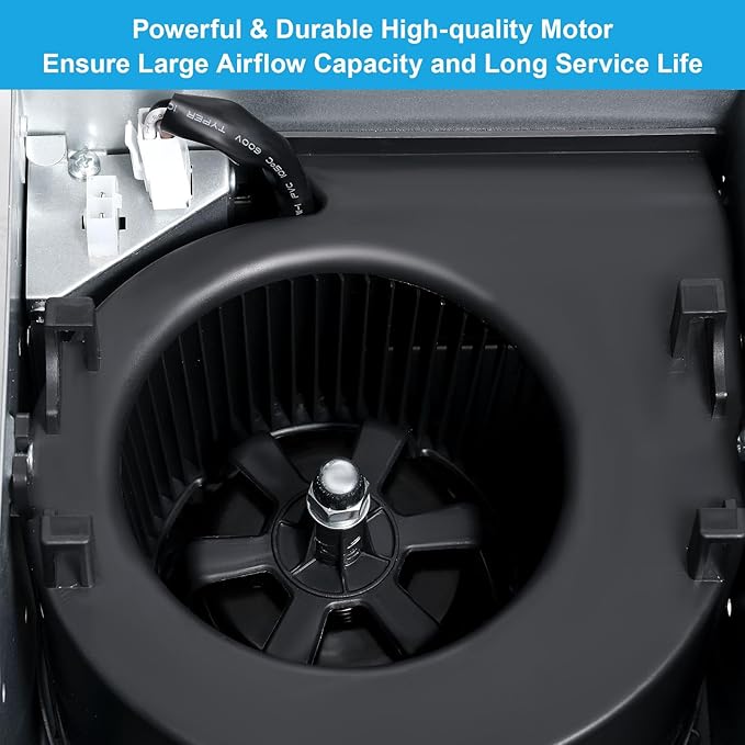 Bathroom Exhaust Fan with Light 110 CFM Quiet 6500K 800LM Household Ventilation Fan Light Combo, Energy Saving Ceiling Mount Bathroom Air extractor, Multipurpose Bath Extractor Easy to Install - Image 4