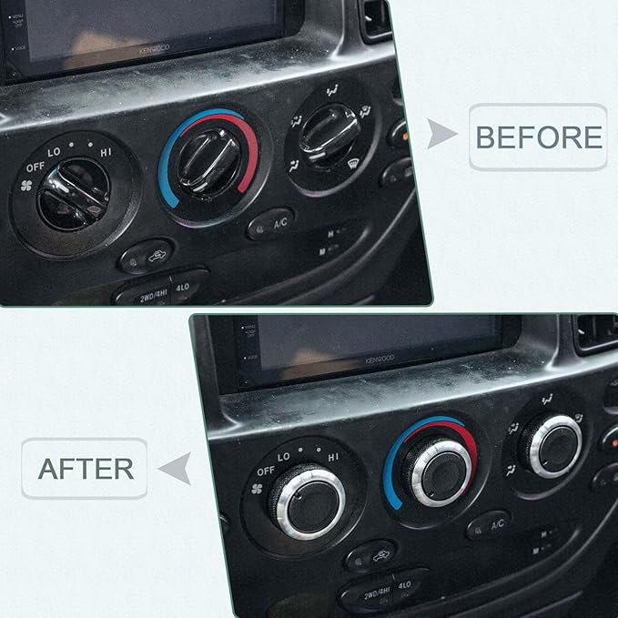 JDMCAR Upgrade Control Switch Knob Compatible with Toyota Tundra Accessories 2000 2001 2002 2003 2004 2005 2006, Replaces 55905-0C010 559050C010 Air Conditioning Climate Control Knob Button - Image 3