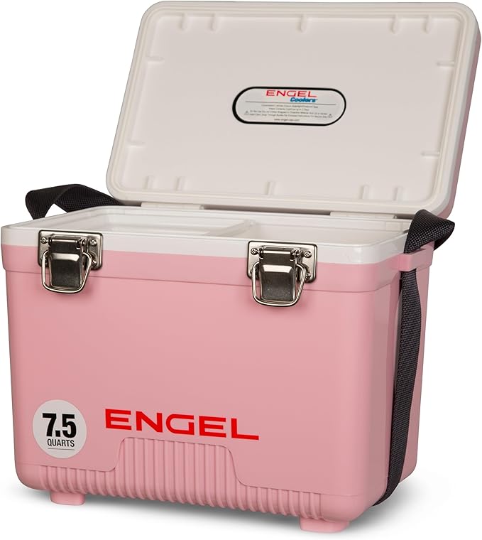 Engel UC7 7.5qt Leak-Proof, Air Tight, Drybox Cooler and Small Hard Shell Lunchbox for Men and Women by ENGEL